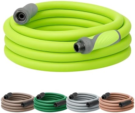Flexzilla Garden Hose with SwivelGrip, 5/8 in. x 25 ft., Lightweight All-Weather Water Hose, Durable and Flexible, Leak-Free Connections
