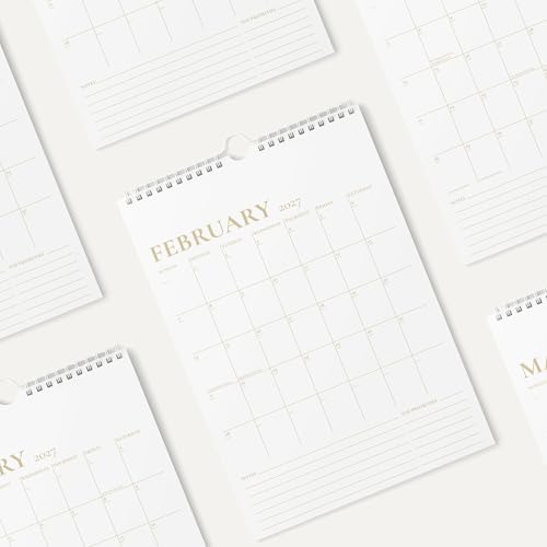 Karto Wall Calendar 2026 11x17 in - Golden