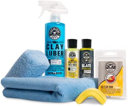 Chemical Guys, Clay Bar & Luber Combo Kit for Smooth Paint, 6-Piece Set