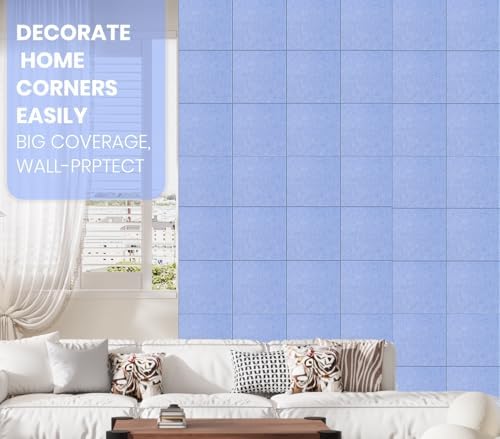 36" x 24" Felt Bulletin Board & Cork Board Alternative, Soft Periwinkle
