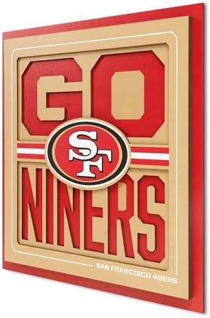 YouTheFan NFL San Francisco 49ers Slogan Series 3D Wall Art