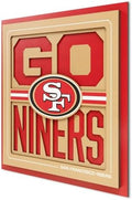 YouTheFan NFL San Francisco 49ers Slogan Series 3D Wall Art