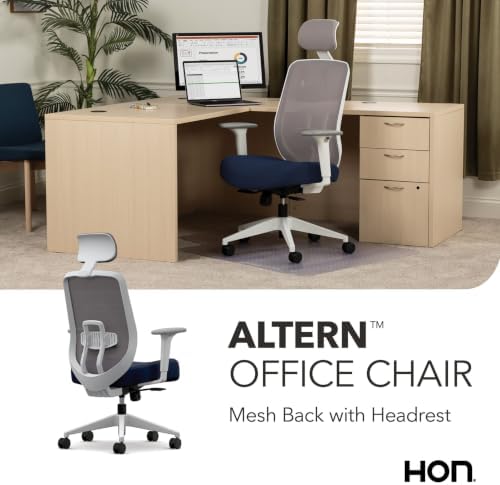 HON Altern Ergonomic Office Chair, Office Desk Computer Chair, Indigo
