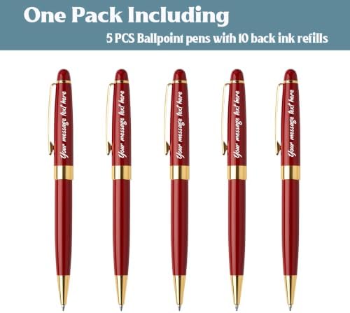 Personalized Business Ballpoint Pens - Quality Pens Metal Body no plastic