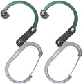 GEAR AID HEROCLIP 360° Swivel Carabiner Gear Clip and Hook (Medium) for Camping, Backpack, Suitcases and Garage Organization
