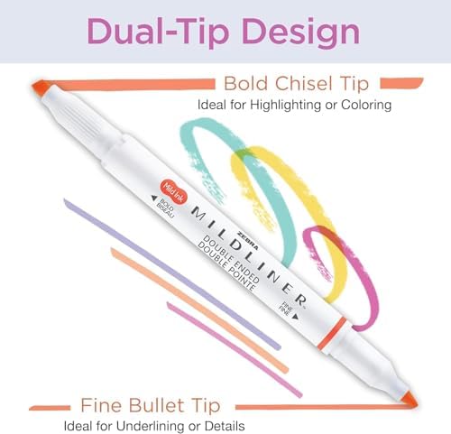 Zebra Pen Notetaking Set, MILDLINER, CLiCKART & SARASA, Assorted, 12-Pack