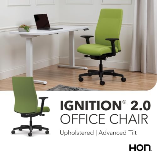 HON Ignition 2.0 Ergonomic Office Chair, Lumbar Support, Desk Chair, Pear