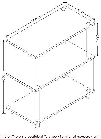 Furinno 3-Tier Flexi Rack, Espresso