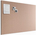 Bumusty 48"x 36" Large Felt Bulletin Board Tiles, Terracotta