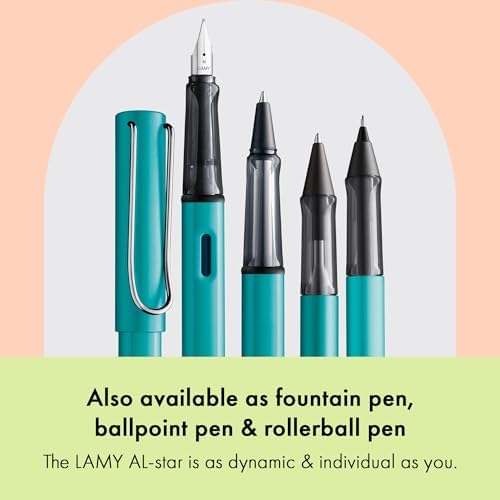 LAMY AL-star turmaline - Mechanical Pencil with transparent, ergonomic grip & lightweight aluminum body - including LAMY M 41 fine line refill 0.5 mm & eraser tip
