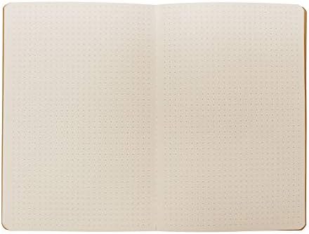 zmybcpack 12 Pack A5 Dot Grid Paper Notebook, Kraft Dot Journal Notebook