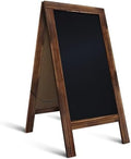 Double-Sided Rustic Magnetic A-Frame Chalkboard Sign for Outdoor and Indoor Use, Magnetic, Black | Sturdy, Stylish, and Versatile; Perfect for Events, Menus, and Business Promotions