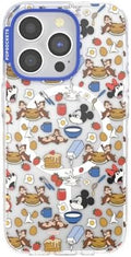 PopSockets iPhone 15 Pro Phone Case with MagSafe, Wireless Charging Compatible, Disney - Mickey's Buffet