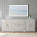 Martha Stewart Lily Pond 3-Piece Modular Cabinet Set, Sharkey Gray