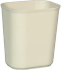 Rubbermaid Commercial Products Fire Resistant Wastebasket 14 Qt/3.5 GAL Beige for Hospitals/Schools/Hotels/Offices/Homes