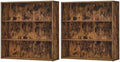 VASAGLE Set of 2 3-Tier Open Bookshelves, 31.5 Inches Wide