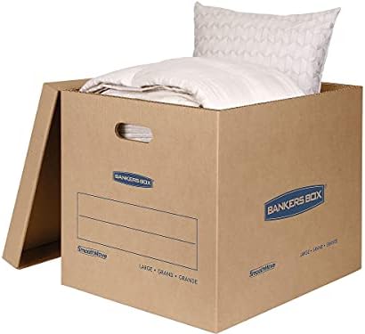 Bankers Box 5-Pack Large Classic Moving Boxes with Reinforced Handles