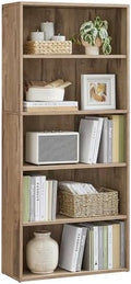 VASAGLE 5-Tier Bookshelf, Storage Organizer, 23.6 x 9.4 x 52.8 Inches