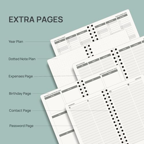 POPRUN Pocket Calendar 2026-2027,6.5" x 3.5" Pocket Planner