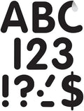 Teacher Created Resources Self-Adhesive Black 4" Classic Letters Uppercase (TCR9640)