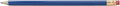 Pencil Guy Round Medium Blue Blank Sharpened Pencils