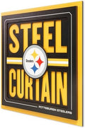 YouTheFan NFL Pittsburgh Steelers Slogan Series 3D Wall Art