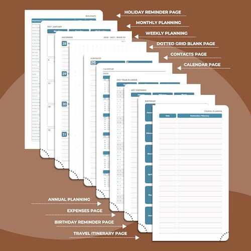 Planner 2026-2027 Daily Daily Weekly and Monthly,6.5"x3.75"