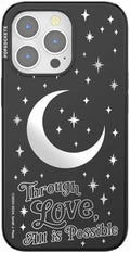 PopSockets iPhone 13 Pro Phone Case with MagSafe- All is Possible | Magnetic, Wireless Charging, Camera & Drop Protection, Acotar, Throne, Glass, Sarah, Bookish