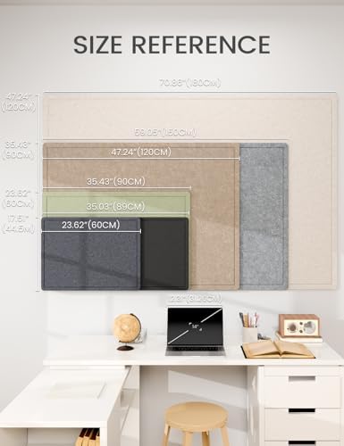 Fluxynara 23.6" x 17.1" Bulletin Board, Soft Gray