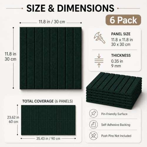 Stripe Felt Bulletin Board Tiles, Cork Board Alternative 24 x 36 in