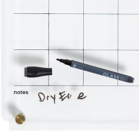 U Brands Dry Erase Calendar Whiteboard, 16” x 16”, Clear Acrylic