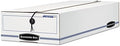 Bankers Box 12-Pack String & Button Check Box, 5-3/4" x 9" x 23-1/4"