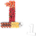 13.8" Acrylic Number Charcuterie Tray, Fillable Charcuterie Box (Number 1)