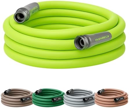 Flexzilla Garden Hose 5/8 in. x 25 ft., Lightweight All-Weather Water Hose, Durable and Flexible, Leak-Free Connections