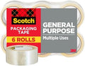 Scotch Shipping Packaging Tape, 1.88" x 109 yd, 6 Rolls