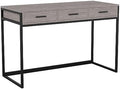 Martha Stewart Ollie 3 Drawer Home Office Desk, Gray