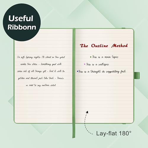 Ruled Notebook/Journal - Classic Lined Journal/Notebook, 5.3'' x 8.26''