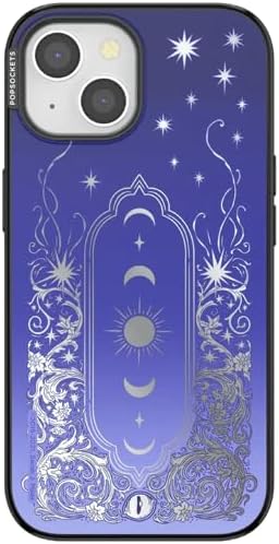 PopSockets iPhone 15 Phone Case with MagSafe, Wireless Charging Compatible, Bookish - Mirror Curse Breaker