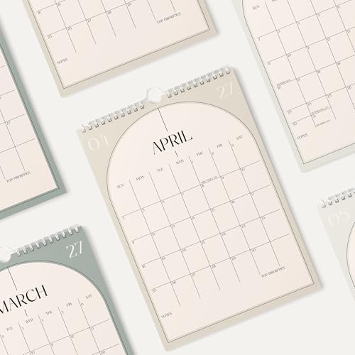 Karto Wall Calendar 2026-2027 11x17 in - Boho Modern
