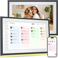 BIGASUO 10.1" Digital Calendar, Smart Touchscreen Interactive Display, Electronic Organizer for Monthly, Weekly & Daily Agenda, Chore Chart, Meal Planner, To Do List, Family Schedules, Picture Frame