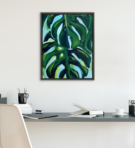 Kate and Laurel Sylvie Blank Framed Canvas Wall Art; 16x20 Dark Gray; Modern Empty Canvas for Paint-Your-Own Art; Ready to Paint Premium Canvas Already Framed