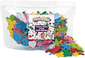 Colorations Flowers, Hearts & Bug Foam Shapes, 500 Pieces, Ages 3+, PreK+ | Assorted Shapes and Sizes for Kids' Crafts, Thick Precut Foam for Schools, Daycares and Home Use