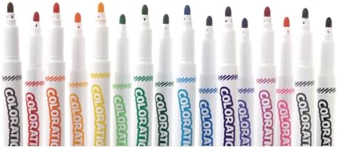 Colorations Washable Markers, Set of 256, 16 Colors, Non-Toxic | Bulk Art Supplies for Kids, Classroom Coloring Kit, Crafting Materials