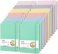 ViVin 24 Pack A5 Hardcover Lined Notebook,192 pg College Ruled 5.5x8.3