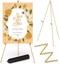 Display Easel Stand for Wedding Sign, Tripod Collapsible Portable Easel
