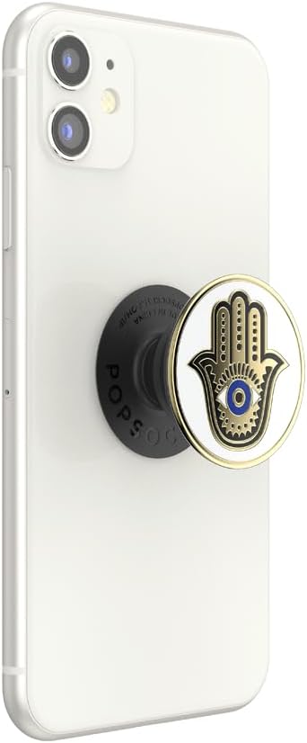 PopSockets Adhesive Phone Grip, Holder- Hamsa Hand | Secure Comfortable Hold, Anti-Drop, Kickstand, Enamel, Designs, Electronic Accessories, For iPad/Kindle/iPhone/Android