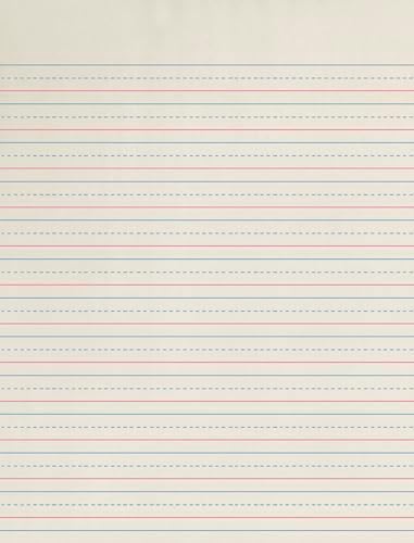 School Smart Zaner-Bloser Writing Paper, Handwriting Practice Lined Paper, Grade 3 Learning, 1/2 Inch Rule, 8 x 10-1/2 Inches, 500 Sheets