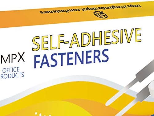 OLYMPX 100 Pcs of 1 Inch Capacity Economy Self-Adhesive Fastener, Prong Paper Fastener Bases, 2.75 Inch Base for Paper File Clip Folder Accessories, 100 per Box