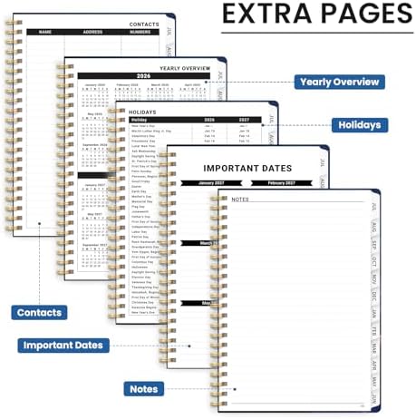 ZOTIA Planner 2026-2027 Jul 2026-Jun 2027 Academic Monthly & Weekly Planner