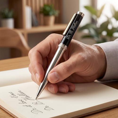 Ancolo Personalized Pens - Engraved Your Message Name Company Team Name